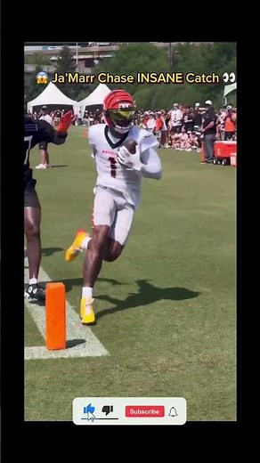 😱 Ja'Marr Chase INSANE One Handed Catch! 🔥💥
