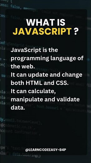 What is JavaScript? Explained in the Easiest Way Ever!