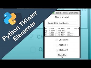 TKinter Python Tutorial | TKinter widgets in Python