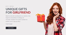 Gifts for girlfriend - Html Code Example by Nicepage