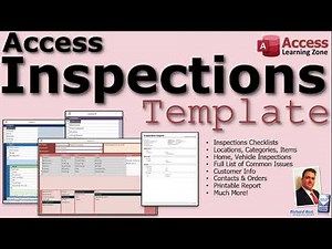 Microsoft Access Inspections Database Template