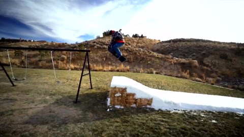 Trick Snowboarding Park Session