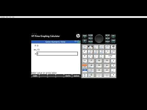 HP Prime Solver Tutorial #1