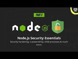 Node.js Security Best Practices #3: child processes, security hardening, leaking server information