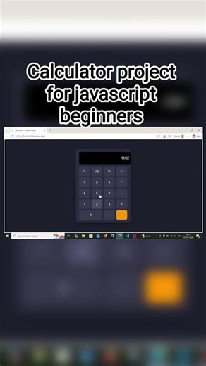 Build this calculator using HTML, CSS & JavaScript🔥#javascriptprojects #javascript #coding