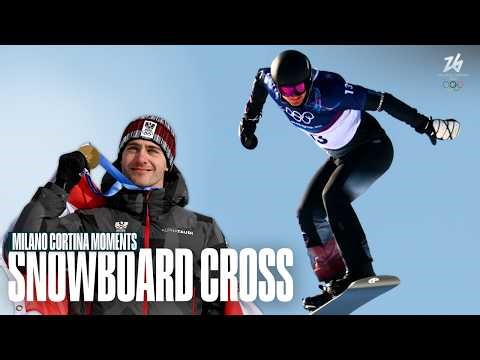 Hämmerle takes Gold! 🏂🥇 | Snowboard Cross - Men's Final | Milano Cortina Moments