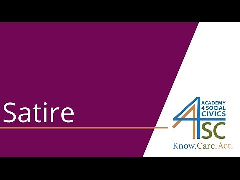 Satire: It’s No Joke - Rhetoric Series | Academy 4 Social Change