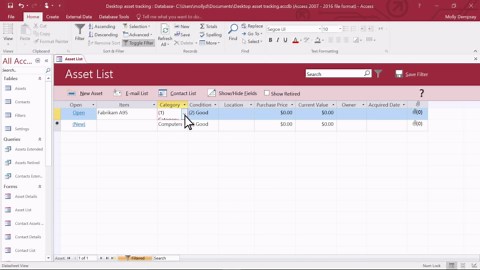 Video: Create an Access desktop database