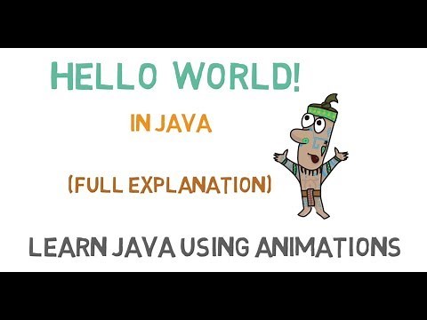8 - HelloWorld in Java (Explained everything)