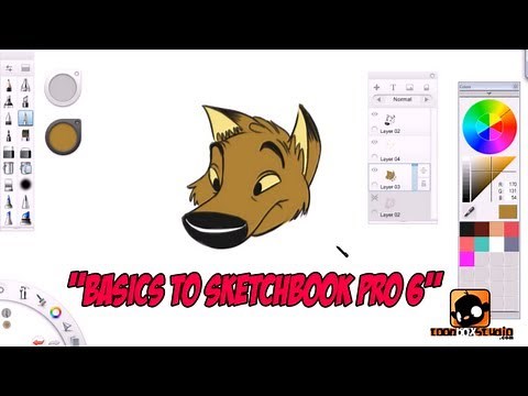 Basics to Sketchbook Pro 6 for Beginners Tutorial
