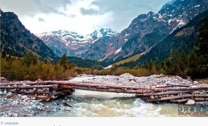 Aerial Views: Caucasus Mountains (4K Videos)