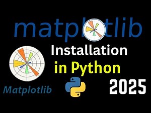 How to Install Matplotlib on Python 3.13.3 [2025] | Matplotlib Installation | Data Science Library