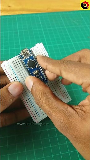 How to use a breadboard with Arduino Nano board #breadboard #arduinoproject #led ‪@sritu_hobby‬