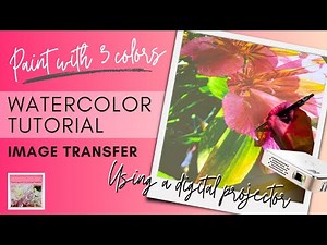 Unleash Your Creativity: Using Digital Projectors To Easily Transfer Images Onto Watercolor Paper!