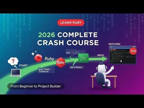 Learn Ruby in 2026: Complete Crash Course for Beginners | Ruby Programming Full Course