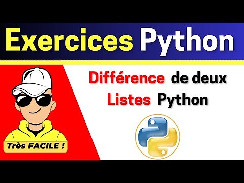 Exercice Python Différence De Deux Listes