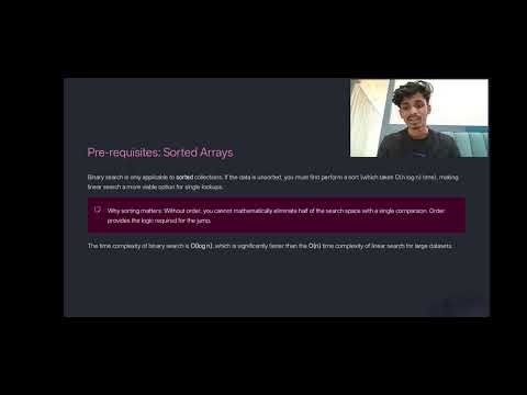 Learn Binary Search in 5 Minutes | Python Code + Example by - Soham Lokhande