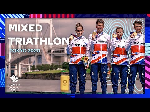 Team GB MASTERCLASS wins GOLD in triathlon mixed relay | Tokyo 2020 Olympic Games | Medal Moments