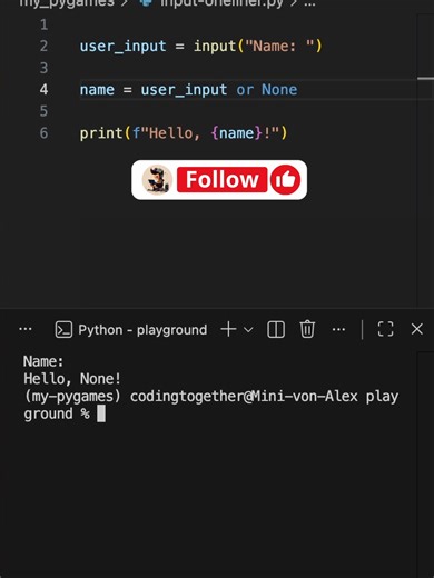 Smart Input Trick in Python for Cleaner Code