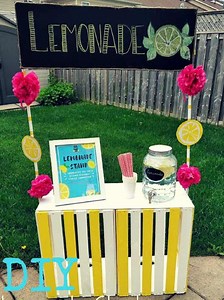 24 DIY Lemonade Stand Ideas: Do It Yourself In A Jiffy