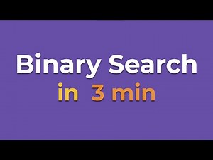 Binary Search in 3 min (Python)