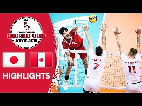 JAPAN vs. CANADA - Highlights | Men's Volleyball World Cup 2019