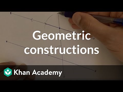 Geometric constructions: parallel line | Congruence | High school geometry | Khan Academy