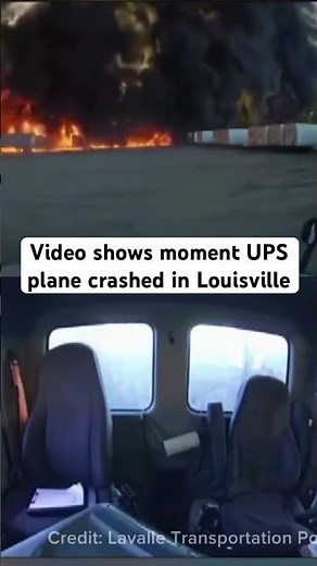 Video shows moment UPS plane crashed in Louisville