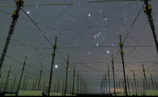 Watch: Aurora borealis over HAARP