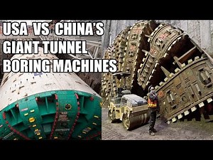 USA vs China's Giant Tunnel Boring Machines: MEGASIZE Tunnel Boring Machines
