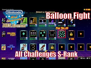 All Balloon Fight challenges | S-rank | Nintendo World Championships NES