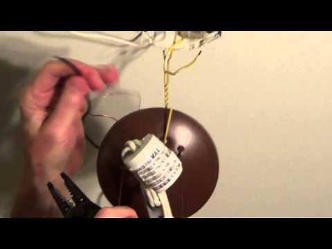 How to Install a Ceiling Light - Ceiling Light Wiring - Conduit