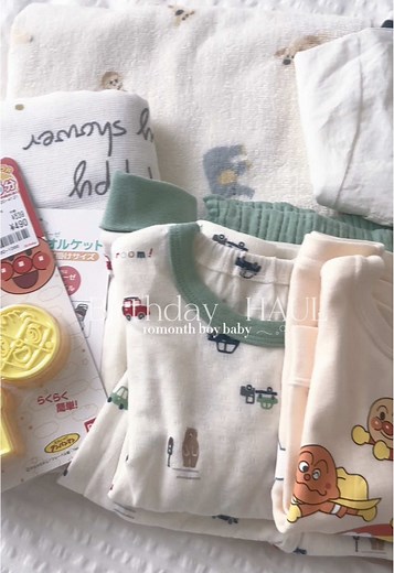 春待ち遠しい🌷☁️ #バースデイ #バースデイ購入品 #アンパンマン #保育園準備 #入園準備 #主婦 #主婦の日常 #10ヶ月ベビー #男の子ママ #春コーデ #購入品紹介