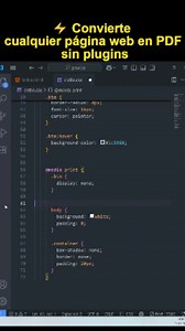 ⚡ Convierte cualquier página web en PDF sin plugins, con html y javascript #programacionweb #programadoresweb #desarrolloweb #html #javascript | Progamacion web