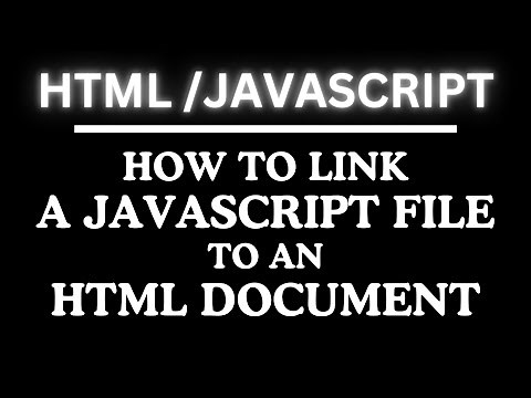 How To Connect A JavaScript File To An HTML File | Step-by-Step Tutorial