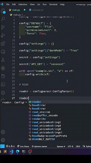 Create Config Files in Python