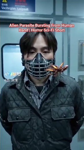 Alien Parasite Bursting From Human Hand | Horror Sci-Fi Short #ai #animation