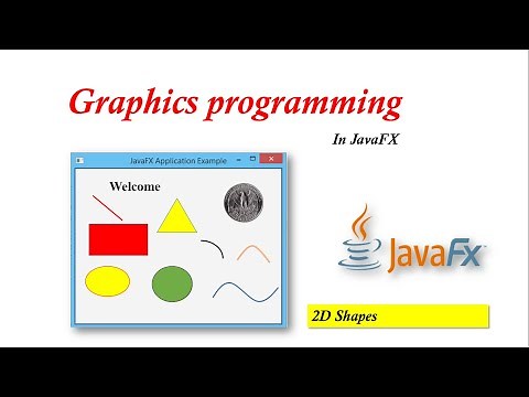#07 JavaFX Tutorial | Graphics programming | 2D Shapes