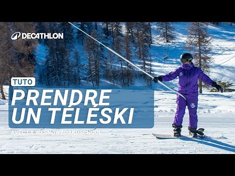 TUTO - Comment prendre un téléski en Snowboard ? 🏂 I Decathlon