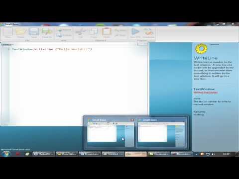 Demonstration of Microsoft Small Basic