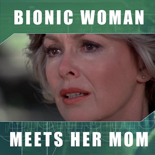 In this heartwarming video, the long-awaited reunion between the Bionic Woman and her mother finally takes place. With emotions running high, the Bionic Woman's eyes light up as she embraces her mom, their smiles radiating pure joy. | Bionic Woman