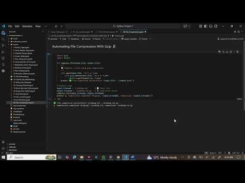 Automate File Compression with Python | Gzip Tutorial 🚀