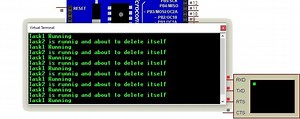 FreeRTOS Arduino: How to Delete Tasks with vTaskDelete() API