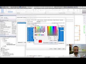 Tuto 10 : comment changer la couleur d'un fichier lié dans REVIT