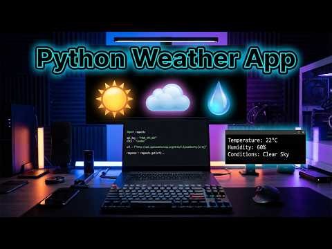 Build a REAL Weather App in Minutes with Python API