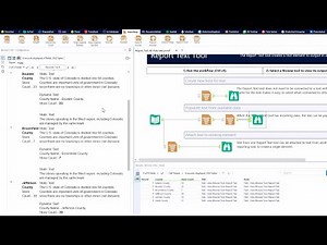 Alteryx Report Text Tool Demonstration