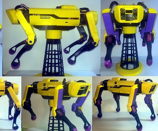 Nova Spot Micro 3 - a Spot Mini Clone Quadruped Robot Dog