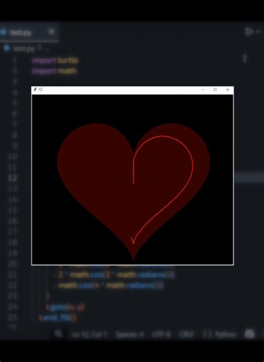 Creating an Animated Heart in Python