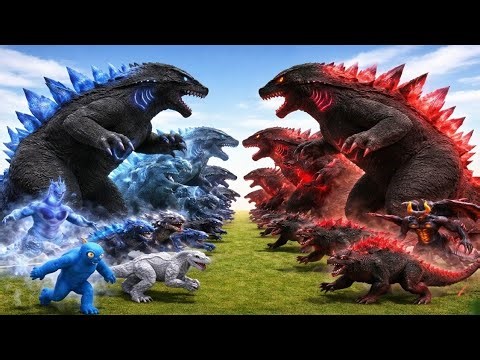Evolution of Godzilla 2014 Ice Frostbite will be at war with Dark Evil Itself - ARBS !!