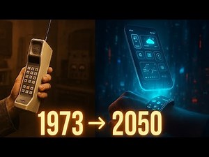 The Evolution of Mobile Phones 1973–2050 🔥 From First Cellphone to Futuristic Technology